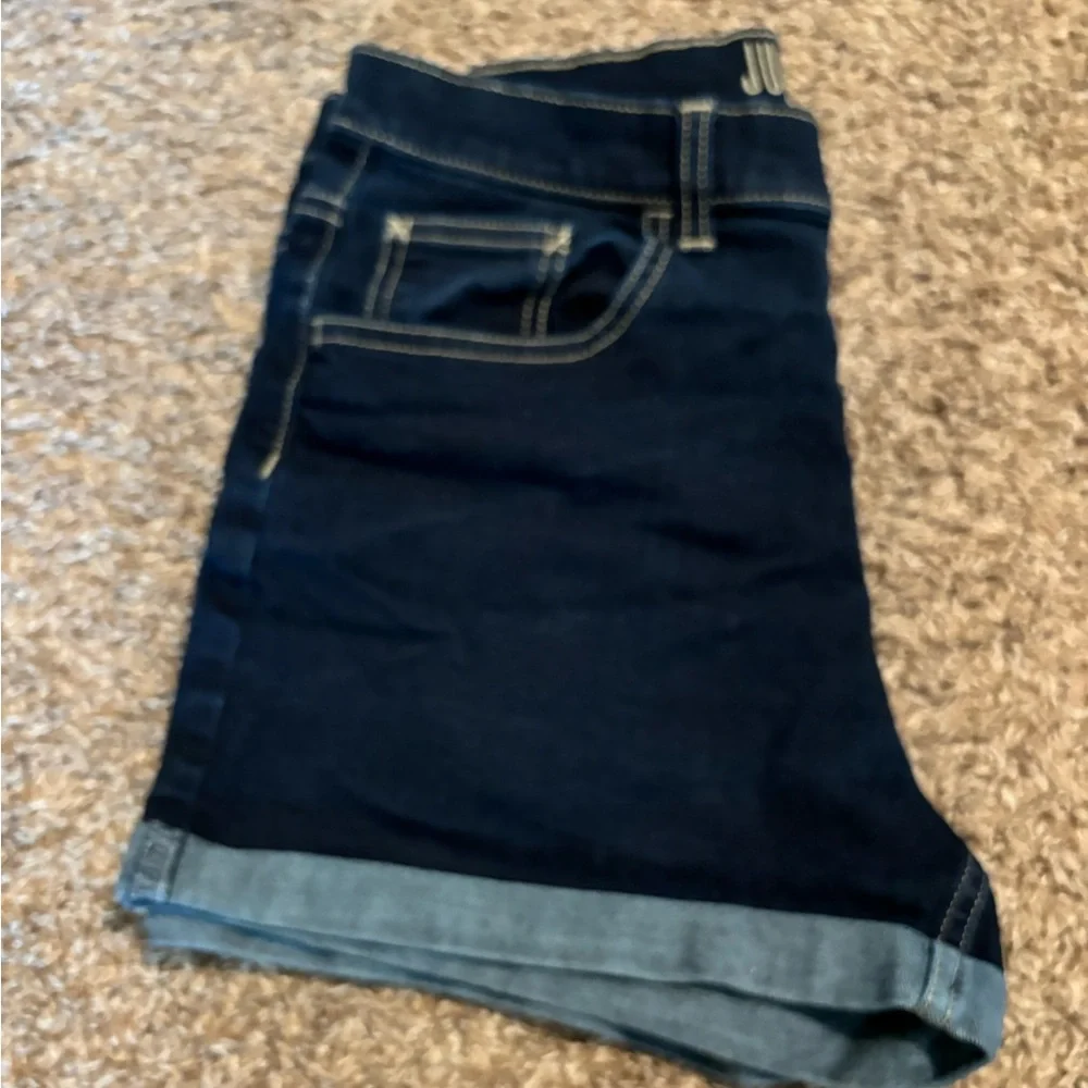 Girl’s Justice Dark Blue Denim Shorts Size 16P